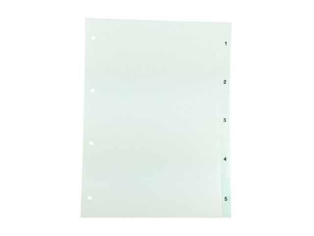 huid grijnzend groep Witte of grijze tabbladen in A3, A4 of A5 - fabrikant - Plastikor